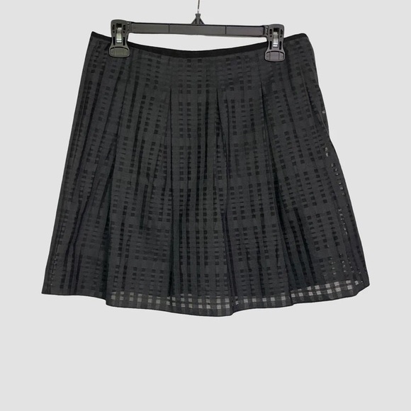 Vince Black Patterned Mini Skirt - Picture 1 of 5